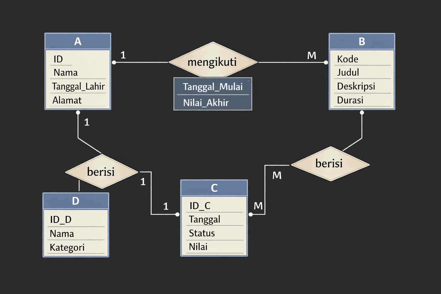 ERD Aktivitas Pemantik — Tebak ERD-nya!